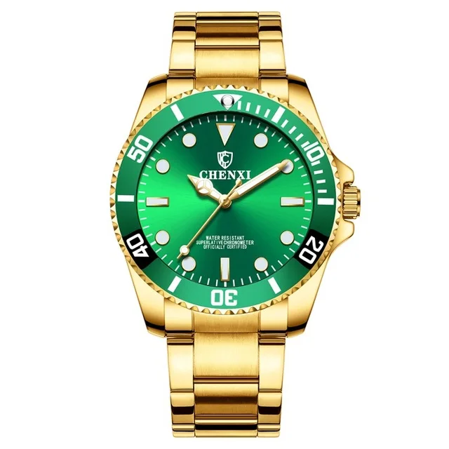 Элитный бренд Для мужчин Rolexable водонепроницаемые часы Нержавеющая сталь ремешок