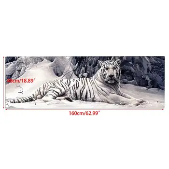 

5D DIY Diamond Painting for Adult kids Cross Stitch White Tiger Round Animals Home Paintings hobbies crafts