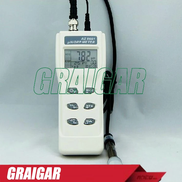 

AZ8651 Handheld pH Meters / ORP meter pH meter/ORP tester