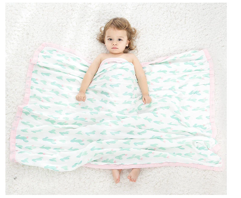 Детское одеяло s, Пеленальное Одеяло, плотное детское одеяло, газовые хлопковые пеленки, банное полотенце для детей, BMT008