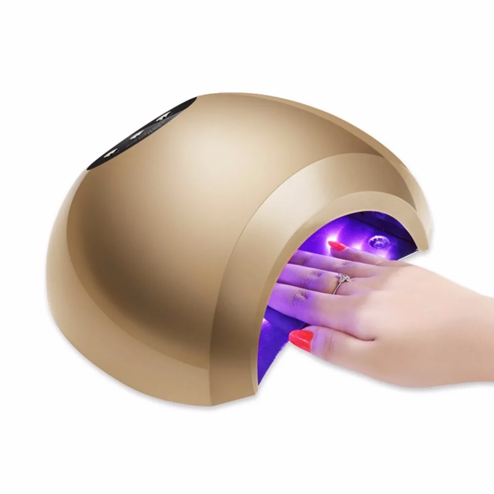 

Auto Sensor 48W Dual UV LED Nail Lamp Nail Dryer Gel Polish Curing Light with Bottom 10s/30s/60s Timer LCD display