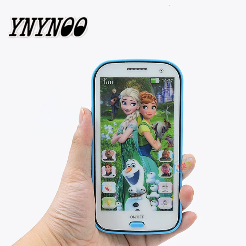 

Projectable Snow Queen Toy Phone Talking Princess Anna Elsa Phone Mobile Learning & Education Baby Mobilephone Electronic Toys