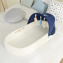 Многофункциональная кровать складная кроватка анти-давления новорожденного кровать легко носить с собой; удобная Легкая детская кровать