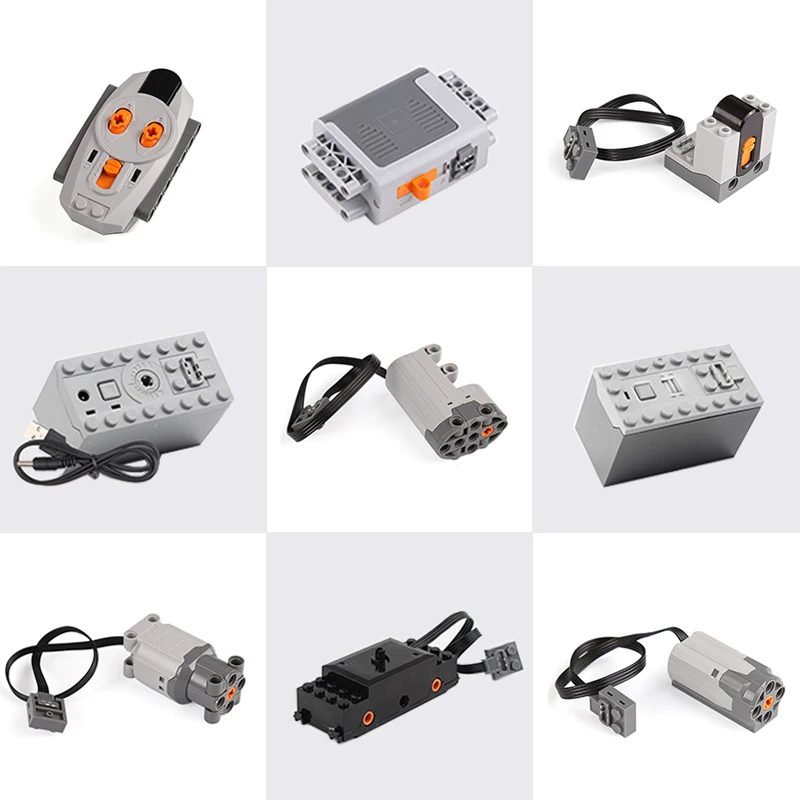 8883 8882 Technic Power Functions Motor Train Motor Set IR RX TX RC Servo Battery Box Building Blocks Toy Compatible 20004 20001
8883 8882 Technic Power Functions Motor Train Motor Set IR RX TX RC Servo Battery Box Building Blocks Toy Compatible 20004 20001