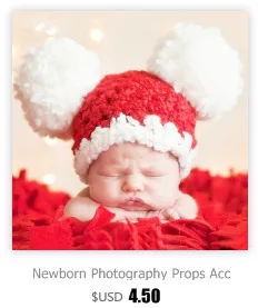 Newborn fotografia adereços de malha chapéu de
