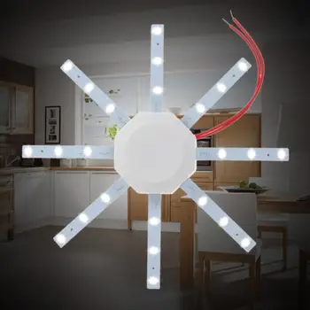 

1pcs LED celling lamp white octopus round kitchen lamp bedroom 12W 5730 SMD