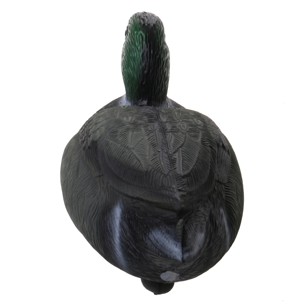 Perfeclan Lightweight Floating 14' Hunting Male Mallard Drake 3D Duck Decoy - 4 Pcs Duck Decoy Duck Hunting Decoy