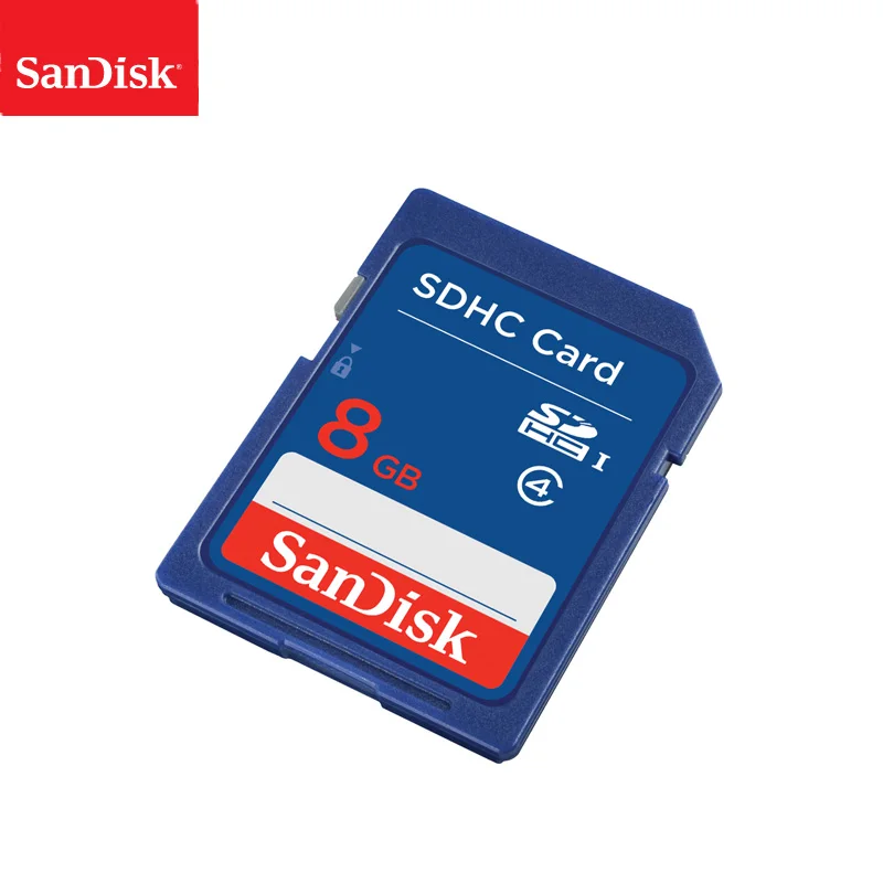 100% оригинальная SD карта SanDisk 8 гб класс 4 SDHC памяти C4 sd для камеры поддержка