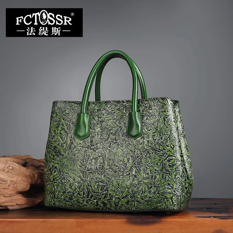 Umhängetasche Malerei Schultertasche Frauen 2018 Weibliche Green Shell Echtes Painted Mode Hand Messenger Handtaschen PX8qqxwdf