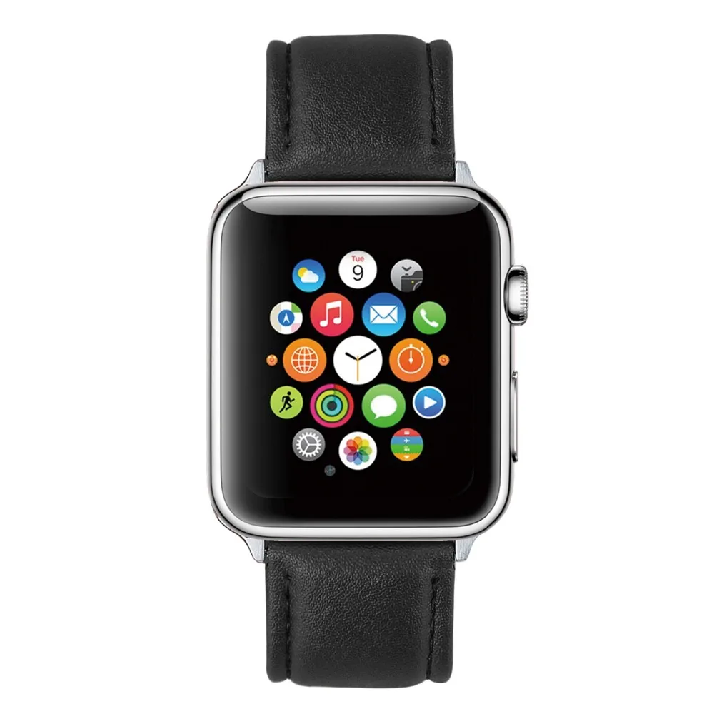 Новые винтажные Кожаные Ремешки для наручных часов аксессуары iwatch браслет Apple watch