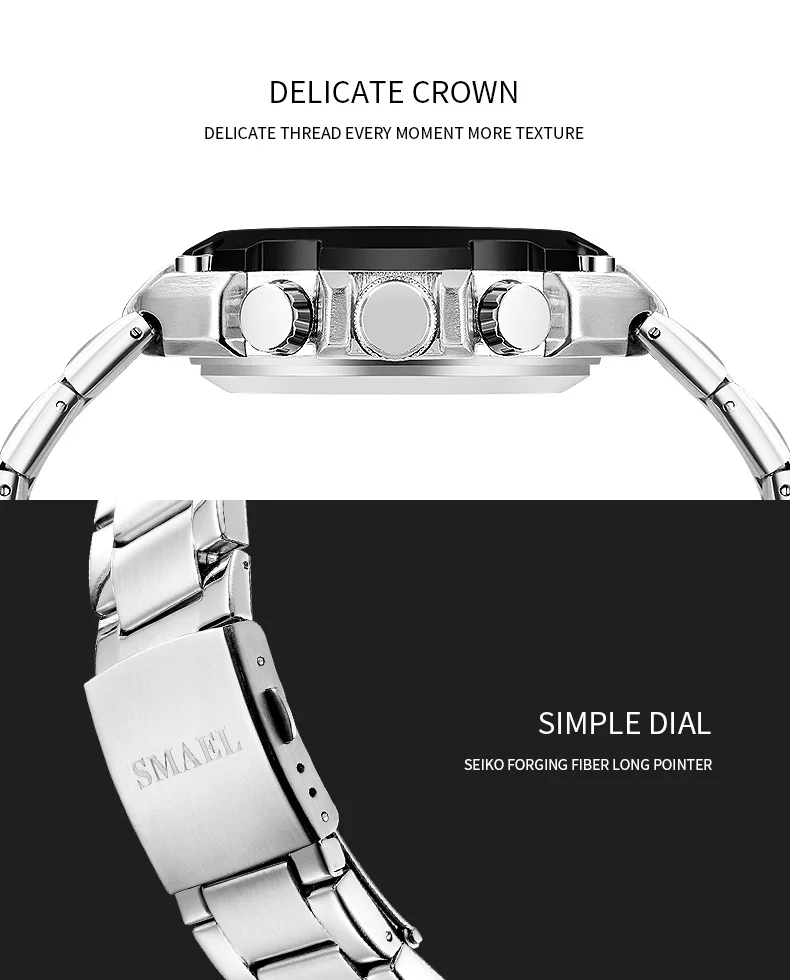 Кварцевые часы для мужчин Топ бренд SMAEL часы для мужчин механические мужские s автоматические армейские часы 1363 водонепроницаемые кварцевые наручные часы с календарем