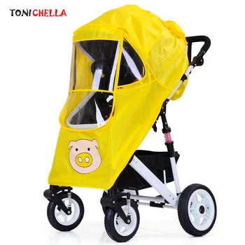 

Baby Stroller Accessories Waterproof Rain Cover Universal Infants Pushchairs Carriage Wind Dust Shield Necessary Tools BB3037