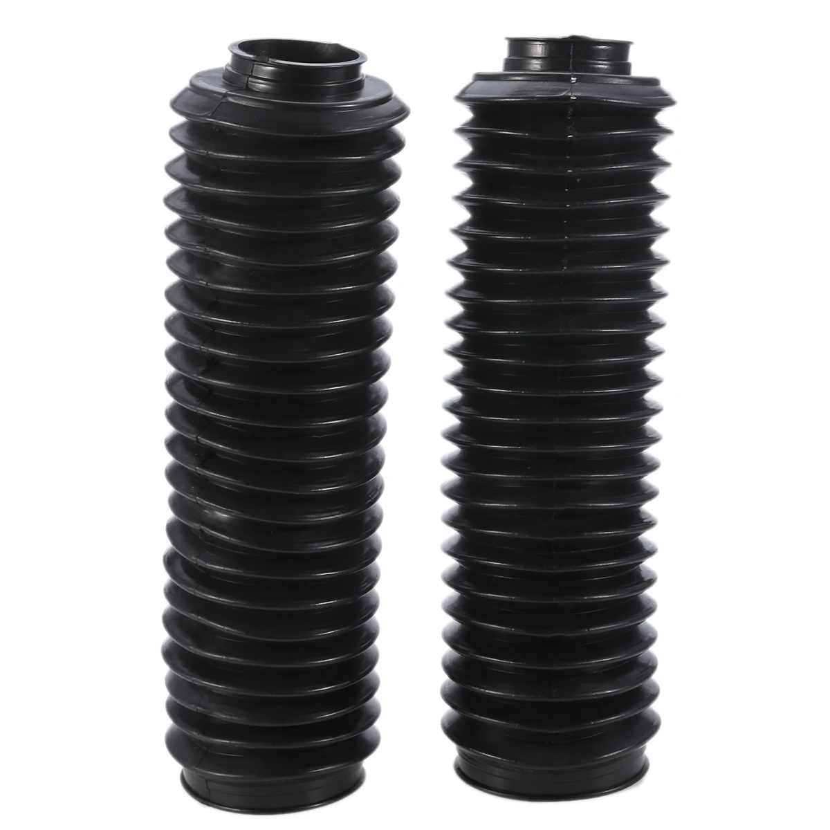 

Mayitr 2pcs Black Motorcycle Rubber Front Fork Cover Strong Toughness Forks Boot Gaiter For CQR 245x58x39mm