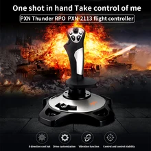 PXN Thunder Pro компьютерный симулятор джойстик для полетов microsoft civil aircraft simulator джойстик