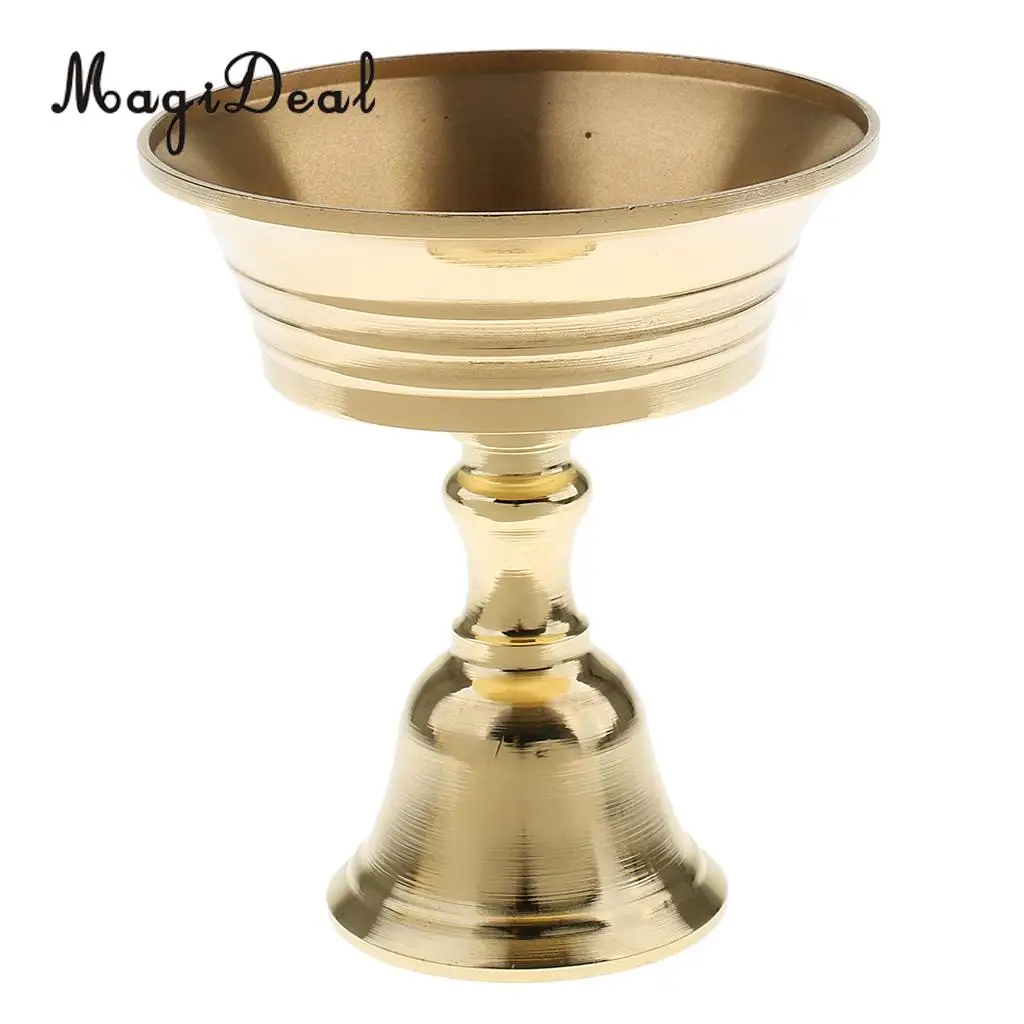 Copper Candle Holder Ghee Lamp Holder Tibetan Brass Oil Lamp Caliber 5.5-11cm