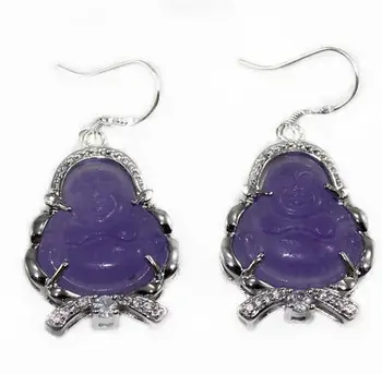 

Chines Style Jades With Buddha Earring