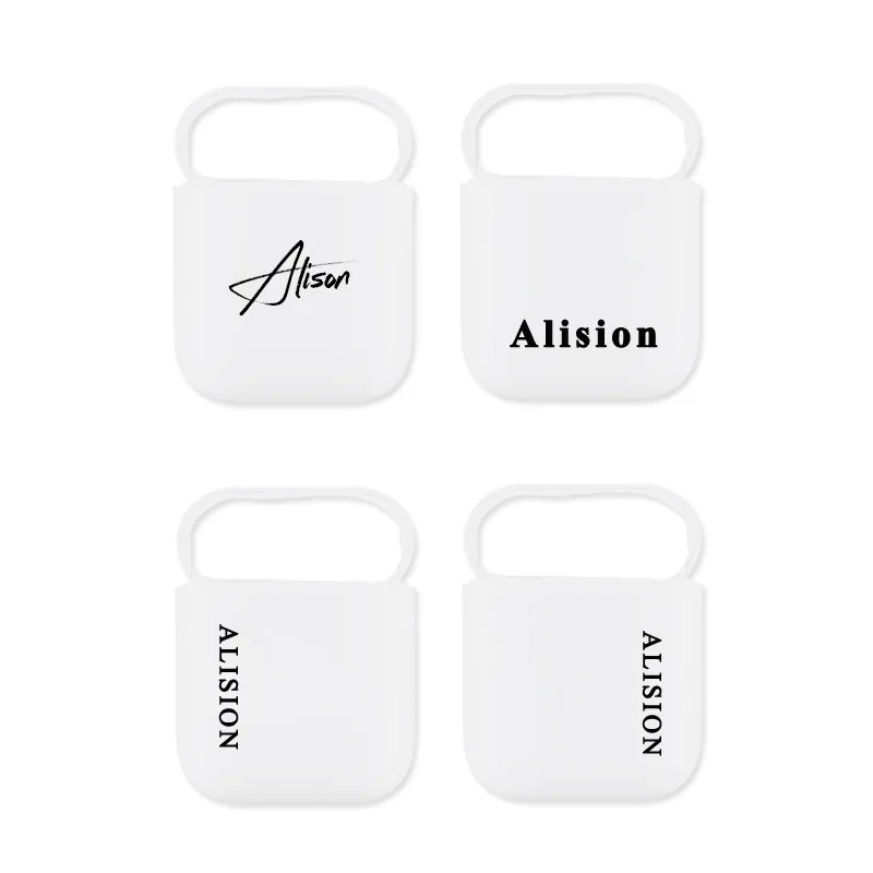 Cutomized name logo photo Hard Plastic Case For Air Pods Cover for Bluetooth Wireless Earphone Protective Accessory Case DIY Hot02