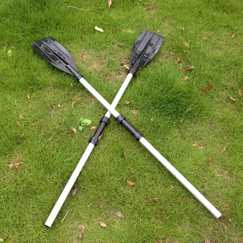 

1 Pair Canoe Paddles Rowing Boat Paddles Detachable Durable Aluminium Alloy for Water Rafting C55K Sale