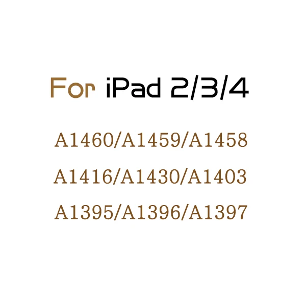 Чехол для Apple iPad Mini 1 2 3 4 5 флип-чехол для iPad Air 1 2 3 A1893 A1954 A1474 A1475 A1476 iPad Pro 9,7 10,5 11 Smart Cover - Цвет: For iPad  2 3 4