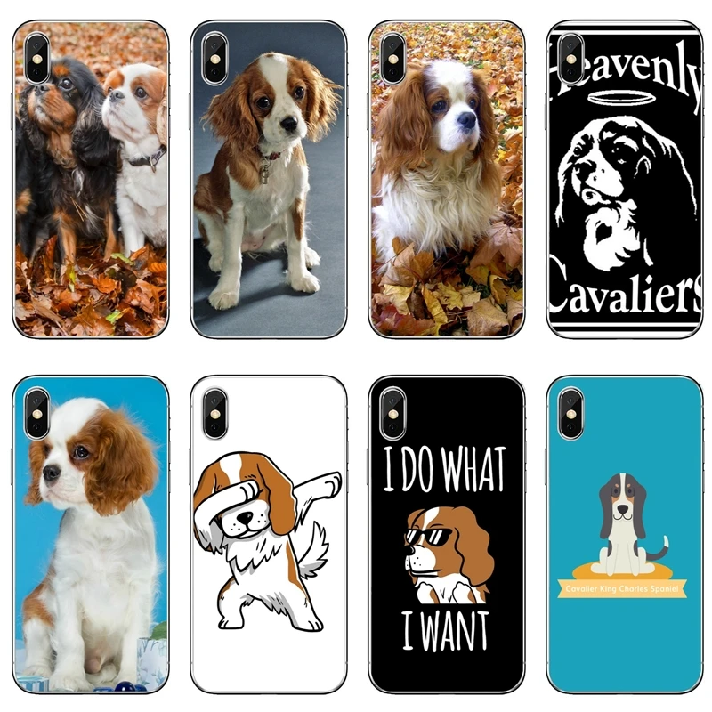 

Cute Cavalier King Charles Spaniel Dog For Xiaomi Mi 8 SE Pro 6 6X A1 A2 Lite 5 5s 5x 4 4c mix max 2 3 note Soft phone case