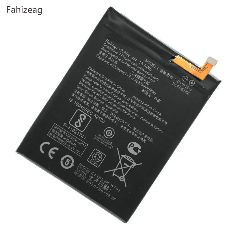 Fahizeag 4130 мАч C11P1611 сменная батарея для ASUS Zenfone 3 Max Z3 MAX ZC520TL PegASUS 3X008 X008D Z01B смартфон