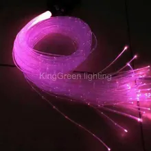 350 м/рулон х 2 мм Диаметр PMMA сверкающая вспышка светящийся Пластиковый волоконно-оптический кабель для украшения внутреннего и наружного освещения