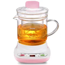 Электрический чайник здравоохранения чашки горячий Электрический мини стекло здоровья горшок офис умный варево воды чайник