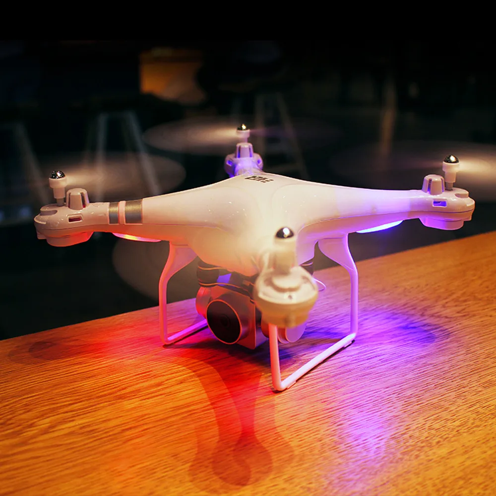 

HINST HD Camera White Drone RC Quadcopter 1080P Wide Angle Lens 270 Degree Rotating Picture Video From Different Vision JAN4