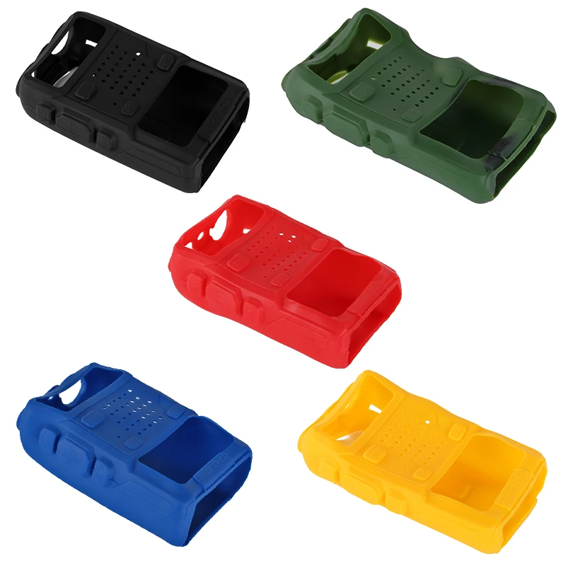 

2PC Silicone Rubber Cover bumper BAOFENG UV-5R Case For Two Way Radio Baofeng UV 5R UV-5RE DM-5R Walkie Talkie uv5r Accessories