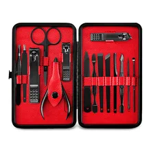 15 шт Профессиональный для маникюра, нержавеющая сталь Маникюрный Инструмент для ногтей набор комплектов маникюрный набор Инструменты для ногтей