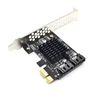 H1111Z добавьте в карты контроллер SATA 3 SATA3 PCI-E/PCIE SATA PCI Express SATA карта/мультипликатор/расширитель SATA3.0 6 ГБ 2 порта адаптер ► Фото 2/6