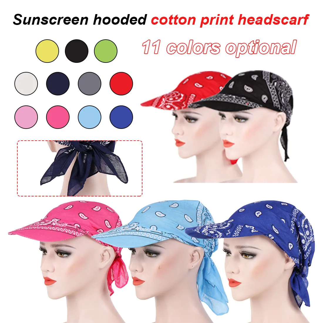 visor wrap hat