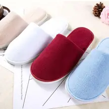 ; Новинка года; 10 пар/лот; Разноцветные Одноразовые тапочки для отеля, ресторана, клуба красоты; нескользящие утолщенные Тапочки