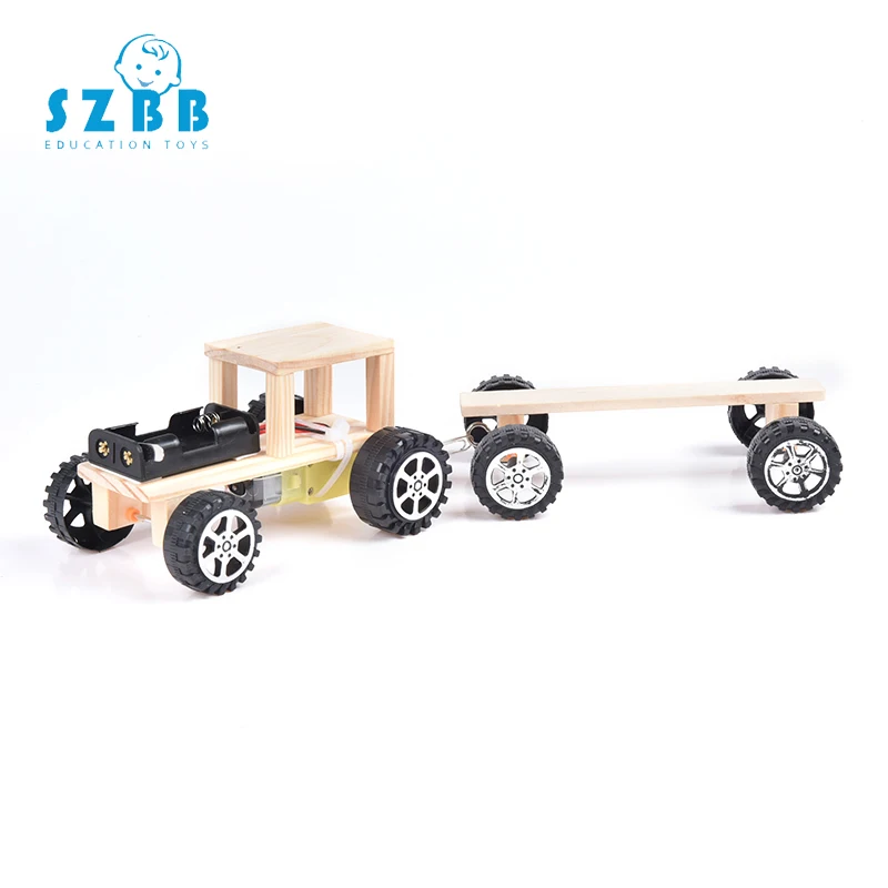 

SZ STEAM Model Toy Diy Assembling wooden electric train Developing Intelligent STEM Toy Science Electric Toy Puzzle toy SZ3282