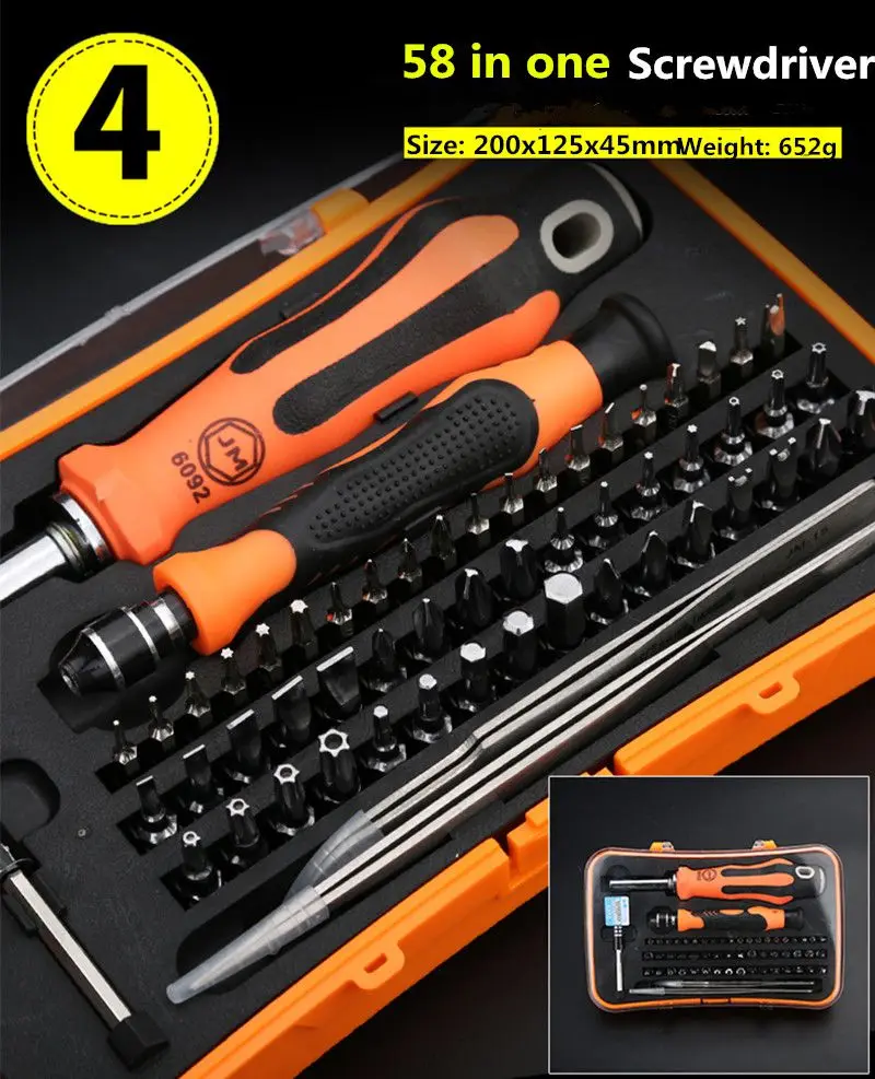 58 Pieces  Screwdriver Set Precision Repair Tools Kit,screwdriver for phones.