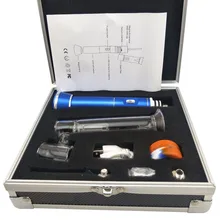 Электрический восковой испаритель dabber 3 улитки перезаряжаемый h-enail для воска стеклянная трубка магнит из нержавеющей стали carb cap 2500 mAh батарея C