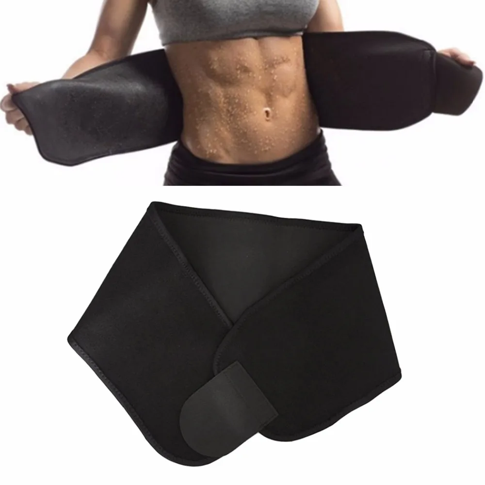 2018 Neoprene Waist Belt Women Sweat Band Tummy Trimmer Slimming Body