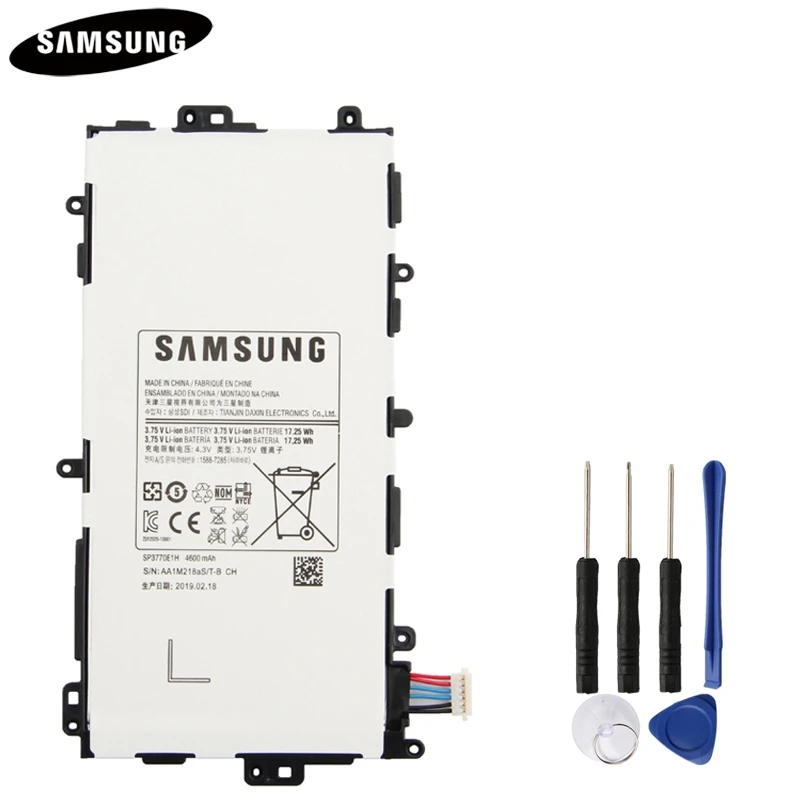 Продажа 100% Оригинальный аккумулятор для планшета SP3770E1H для samsung N5100 N5120 Galaxy Note 8,0 N5110 оригинальные Сменные Аккумуляторы 4600mAh