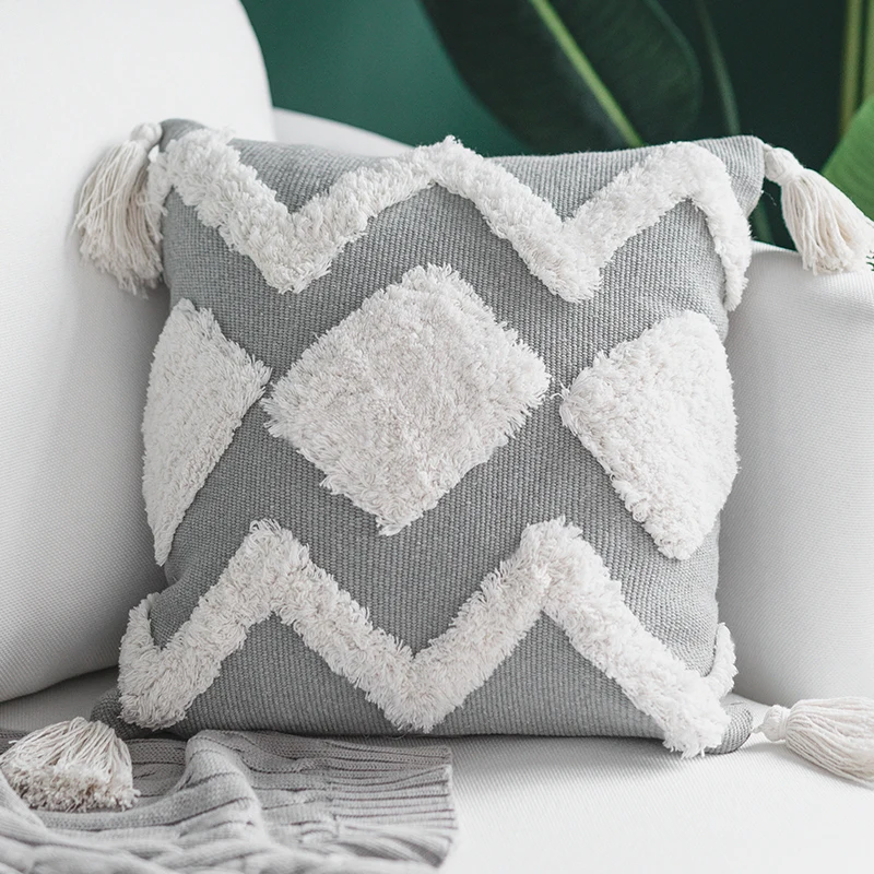 

Nordic Sofa Pillow Cushion Cover Model Room B&B Bedside Pillow Ins Pillow Living Room DecorationCojines Decorativos Para Sofa