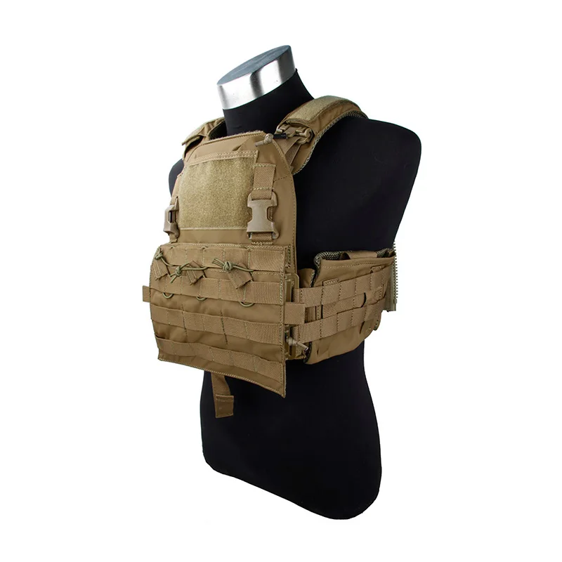 2019 Новый 3169-CB модульная пластина переноска тактический жилет 500D Cordura Coyote коричневый MOLLE Жилет