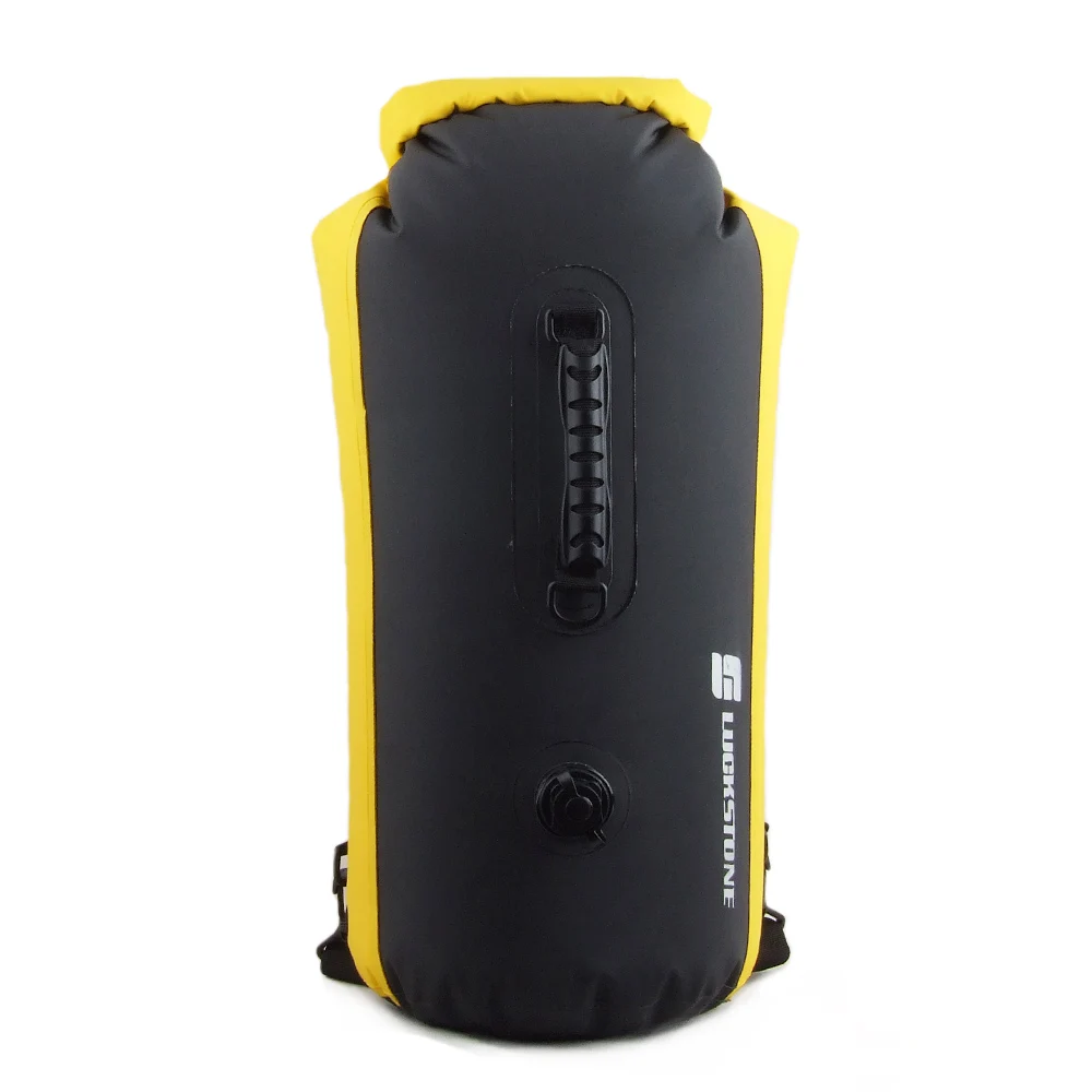 

Outdoor Camping PVC 60L Waterproof Backpack High Capacity Anti-tear Swimming Drifting Bag For Cloth Phone Storage Pocket