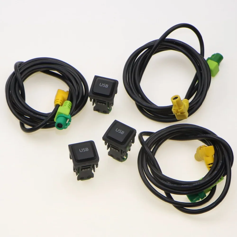 3 комплекта RCD300 RCD510 Автомобильный USB переключатель Разъем кабельный жгут