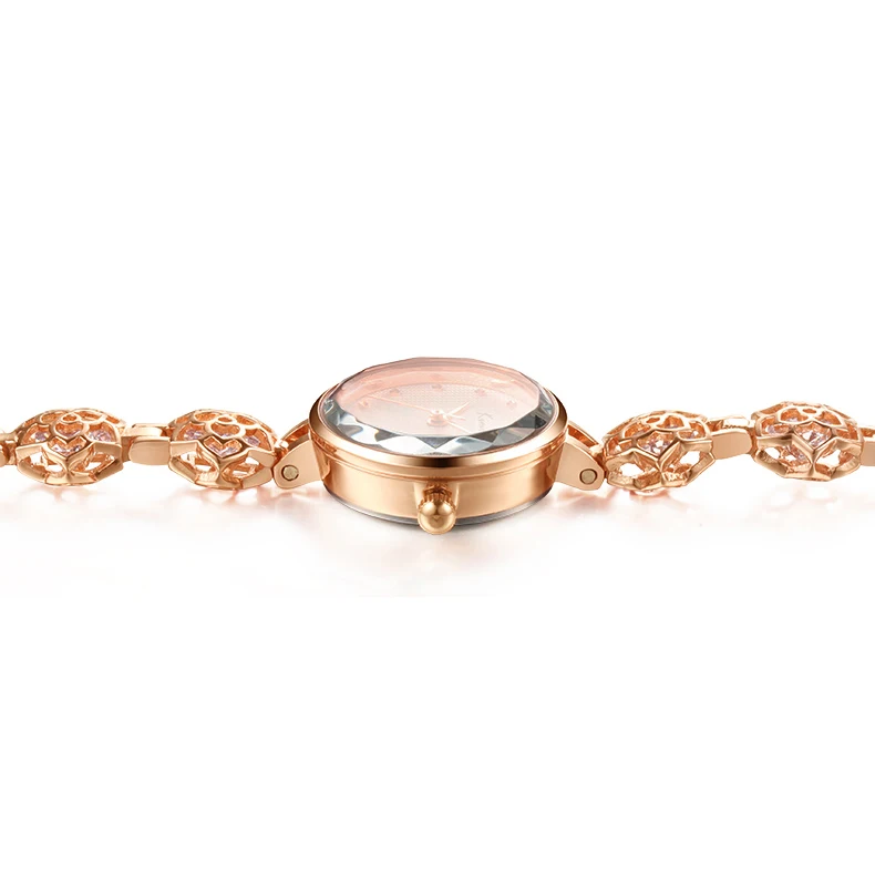 KIMIO Womans Watch Ladies Camellia Flower Watch Rose Gold Bracelets For Women Luxury Brand Quartz Dress Wrist Watches For Women