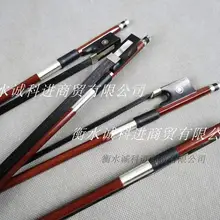 Скрипки sapanwood лук черного цвета из искусственного меха с бантом, инкрустированием раковина абалона