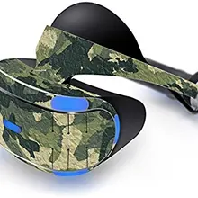 Наклейка для кожи для PS VR Защитная Наклейка Обложка Наклейка зеленый камуфляж