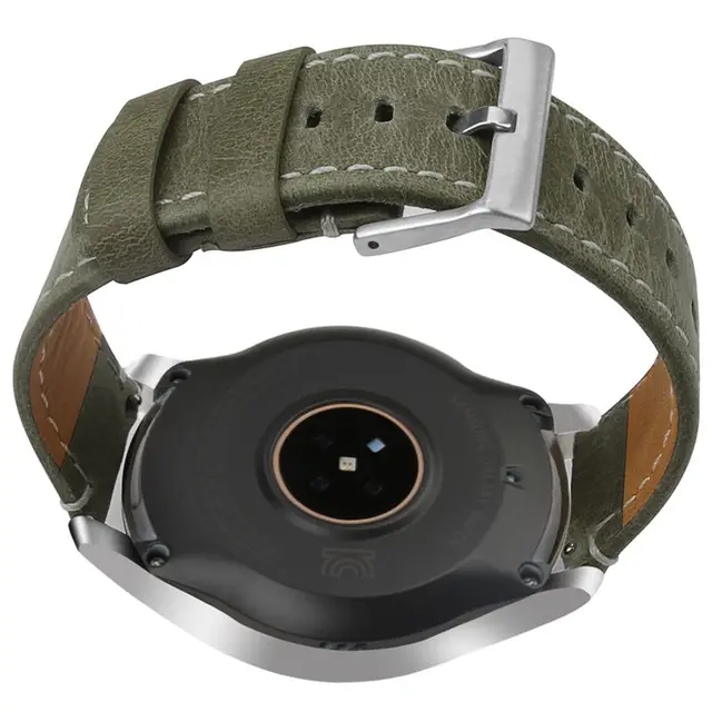 22mm Leather Watchband For Samsung Galaxy Watch 46mm SM R800 Band Quick