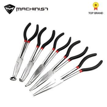 

High quality 11 inch long pliers long needle pliers 25/45/90 degree round nose pliers 45# steel material