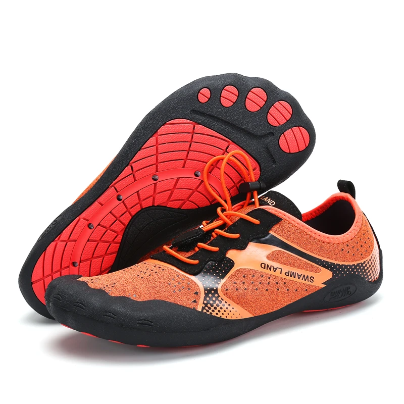 الصيف أحذية ماء امرأة صنادل شاطئ تنفس بيرفوت أحذية الرجال أكوا أحذية المنبع الغوص السباحة الجوارب تنيس Masculino