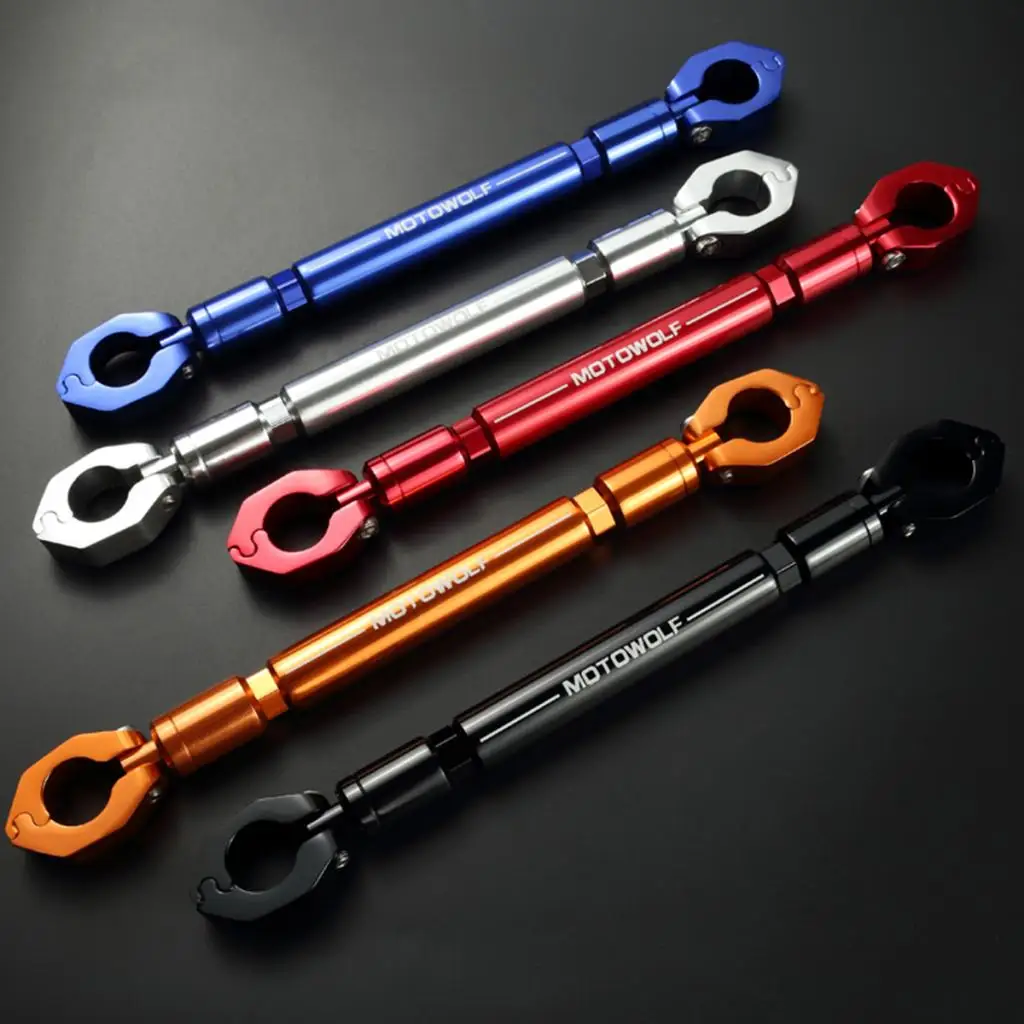 CNC руль из алюминиевого сплава мотоцикл ATV велосипед 22 мм руль бар усиленный рычаг аксессуары для мотоциклов черный