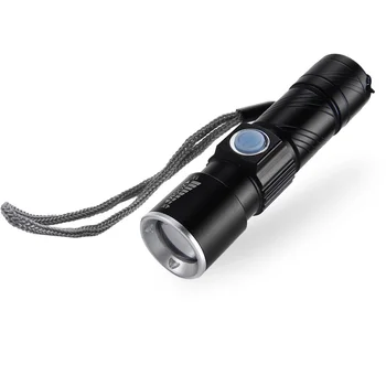 

YouOKLight Lightweight Keychain Light 3 Mode USB LED Flashlight Rechargeable Lithium Battery LED Torch Light Use for Camping